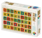 D-TOYS Puzzle Vzorkovník: Sovy