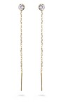 Cutie Jewellery Prevliekacie zlaté retiazkové náušnice Z5032-10-X-1