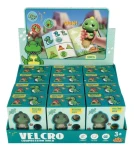 TEDDIES Pečiatka so samolepkami dinosaurus 10x12 cm