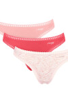 SLOGGI GO CRUSH STRING NOHAVIČKY 3PACK M005 směs barev S