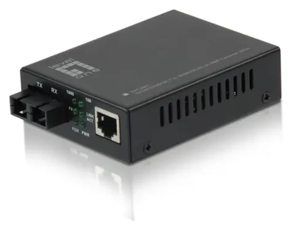 LevelOne Media konvertor RJ45 na SC MM 850nm / Media konvertor / Gigabit Ethernet / 550 m (GVT-2001)