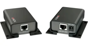 Lindy redukcia USB-A - RS-232 čierna / Redukcia / 1 Port / výstup 1 A
