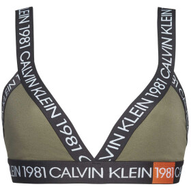 Podprsenka bez kostice khaki Calvin Klein XS khaki