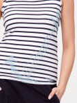 Look Made With Love Top 111 Stripes Navy Pruhy Námořnická modrá/bílá