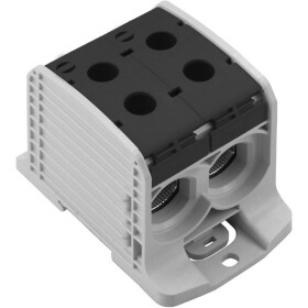 Weidmüller 2502840000 priechodná svorka 67.60 mm skrutkovací sivá, čierna 1 ks; 2502840000