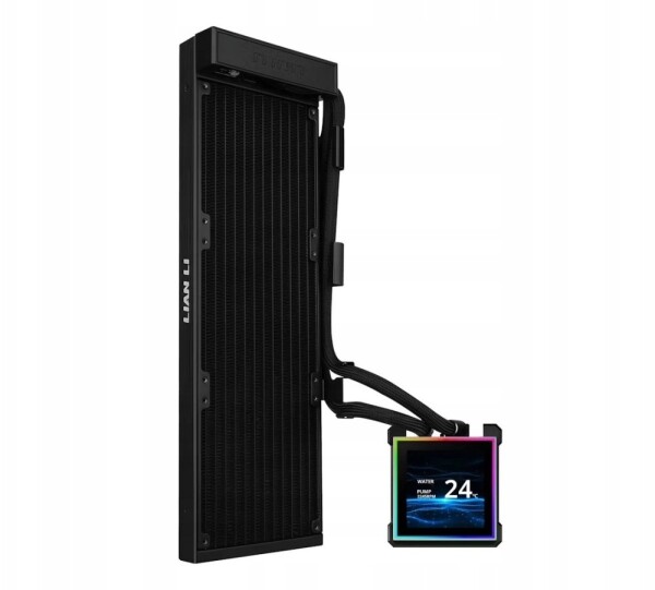 Lian Li HydroShift II LCD-S 360N AiO-chłodzenie wodne, RGB, wyświetlacz LCD - bez ventilátora, 360mm, Čierny
