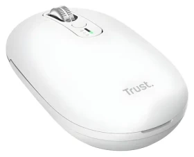 Trust Seron Slim biela / Kancelárska myš / Optická / 3200 DPI / USB + Bluetooth / 7 tlačidiel (26019)