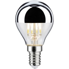 Paulmann 28667 LED En.trieda 2021 F (A - G) E14 kvapkový tvar 4.8 W = 38 W teplá biela (Ø x v) 45 mm x 78 mm 1 ks; 28667