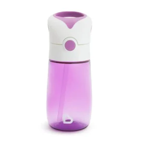 Munchkin Hrnček so slamkou Flip Go™ fialový (90328P)