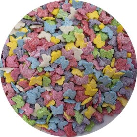 Cukrové zdobenie Farebné motýliky 80 g - I LOVE CAKES - I LOVE CAKES