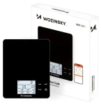 Wozinsky WIK-10 čierna / Múdra kuchynská váha / Bluetooth / digitálny displej