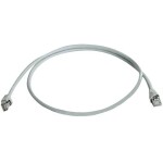 Telegärtner 100008826 RJ45 sieťové káble, prepojovacie káble CAT 6A S/FTP 7.50 m sivá samozhášavý, s ochranou, párové tienenie, dvojžilový tienený, bez; 100008826