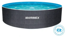 Marimex Bazén Orlando 3,66 x 0,91 m RATAN / kruhový / oceľová stena / bez filtrácie / objem 7,7 m3 (10303049)