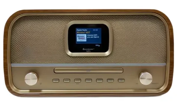 Soundmaster DAB970BR1 hnedá / Rádio s CD prehrávačom / DAB+ / FM / AM / Bluetooth / MP3 (DAB970BR1)