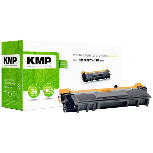 KMP B-T56A toner náhradný Brother TN2310 čierna 1200 Seiten kompatibilná náplň do tlačiarne; 1261,0000