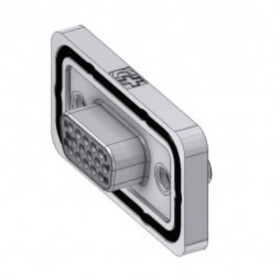 Deltron Connectors HD-DWM15SZ/2M85UN D-SUB zásuvka 180 ° Pólov: 15 spájkovaný 1 ks; HD-DWM15SZ/2M85UN