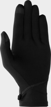 Unisex rukavice 4F H4Z22-REU009 čierne Černá S