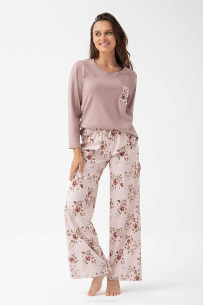 Dámske pyžamo 348 BIG J/25 ružové - Luna 3XL