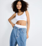 SLOGGI DOUBLE COMFORT - Top z mäkkej organickej bavlny Sloggi WHITE 42