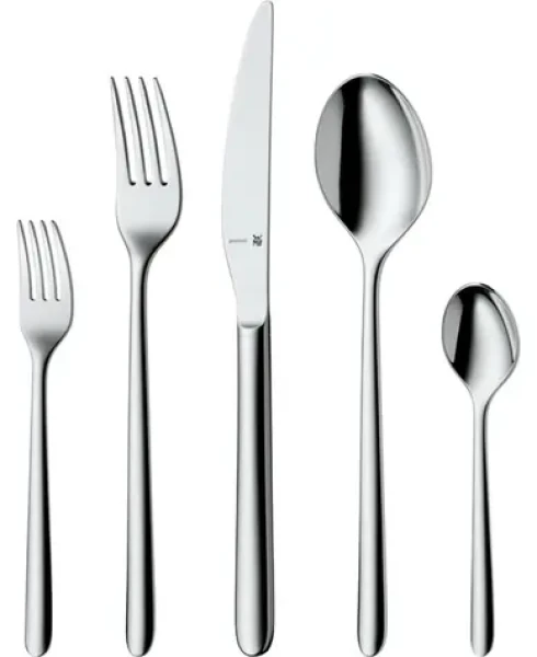 WMF Flame PLUS / Sada príborov / 30 ks / pre 6 osôb / nerezová oceľ Cromargan protect (1261916340)