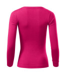 Dámske tričko Fit-T LS malinové S