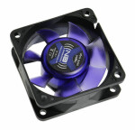 Noiseblocker BlackSilent Fan XR-1 modrá / 60mm / 11 dB @ 1600 RPM / 10.59 CFM / 3-pin (ITR-XR-1)