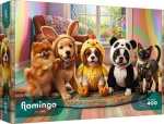 Trefl Puzzle Flamingo: Kostýmy pre šteniatka