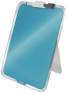 Leitz Cosy Sklenená tabuľka na poznámky pokojná modrá / Stolová tabuľka / A4 / tvrdené sklo (39470061)