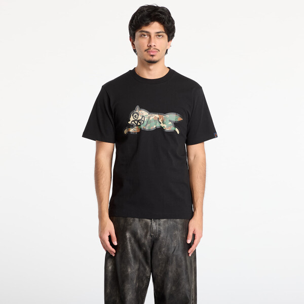Tričko Billionaire Boys Club Icecream Woodland Camo Running Dog T-Shirt Black L