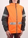 686 DICKIES RESCUE safety orange clrblk detská zimná bunda - L