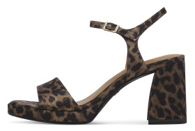 Tamaris 1-28343-44-360 Dámske sandále na podpätku leopard 38