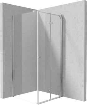 DEANTE - Sprchovací kút Kerria Plus chróm, štvorcová, 90x90 cm KKN0X09S09
