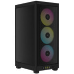 Corsair iCUE 2000D Airflow RGB čierna / Mini-ITX / 2x USB 3.2 / USB-C / 4X 120mm / bez zdroja / prachové filtre (CC-9011246-WW)