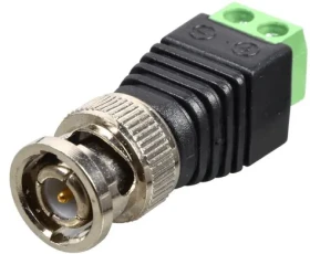 DeLock Adaptér BNC (M) - Terminal Block 2pin čierna (65323)