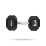 Hexagonálna jednoručka - GymBeam (biela) (112543-12-20kg-white)