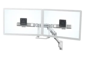 Ergotron HX Wall Dual Monitor Arm / nástenné rameno pre 2 monitory až 32 / biela (45-479-216)