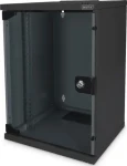 Digitus DN-10-SET-2-B čierna / Nástenná sieťová skriňa / 10" / 9U / 312x300 mm / IP20 (DN-10-SET-2-B)
