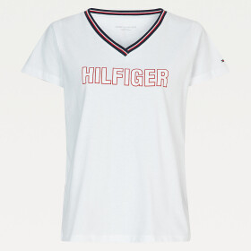 Dámske tričko s krátkym rukávom UW0UW02983-YBR - Tommy Hilfiger XS