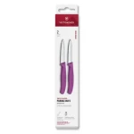 VICTORINOX Swiss Classic Kuchynský nôž 8 cm set 2 ks fialová / špicaté rovné ostrie (6.7605.2C1)
