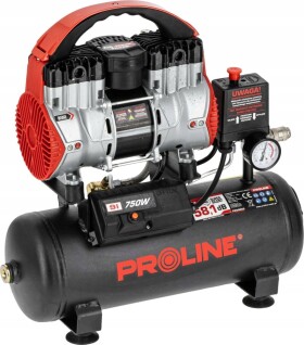 NoName KOMPRESOR BEZOLEJOWY 9L, 750W/1KM, 8BAR, 167L/MIN PROLINE