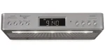 Soundmaster UR2045SI strieborná / Kuchynské rádio / DAB+ / Bluetooth / RDS / duálny budík (UR2045SI)