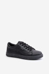 Pánske tenisky z eko kože Big Star Hi-Poly System Black 43