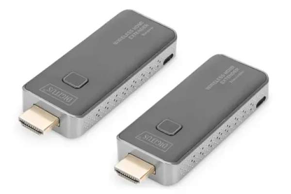 Digitus DS-55318 čierna / Bezdrôtový HDMI extender / dosah 50 m / Full HD 60Hz / Wi-Fi 5 GHz / WPA2 (DS-55318)