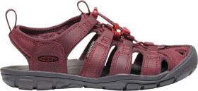 KEEN Clearwater CNX Leather W Dámske sandále wine/red dahlia 37 10011673KEN01S65