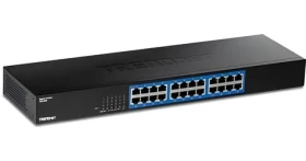 Trendnet TEG-S25 / Switch / 24- Port / 10/100/1000 Mbps / 48 Gbit/s / bez ventilátora / 19" rack (TEG-S25)