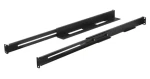 Lanberg Sada výsuvných líšt do racku čierna / Montážne lišty / 19" / 397-680 mm / nosnosť 90 kg / 1U (AK-1901-B)