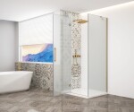 GELCO - TRINITY GOLD štvorcový kút 1000x1000 ľavý, matné sklo, GT5610-10ML-G GT5610-10ML-G