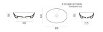 GSI - PURA keramické umývadlo na dosku 60x42cm, biela ExtraGlaze 884211