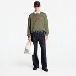 Mikina Fred Perry Crew Neck Sweatshirt Green L
