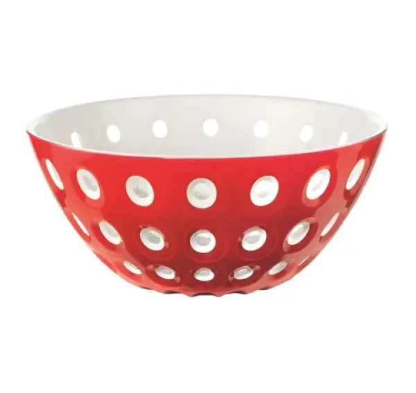Guzzini LE MURRINE misa červená, biela / Misa / Akrylát / 3 Color Tech / O 20 cm (279420147)